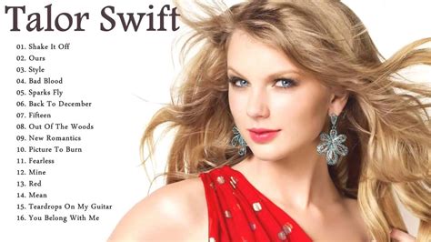 taylor swift albums and songs
